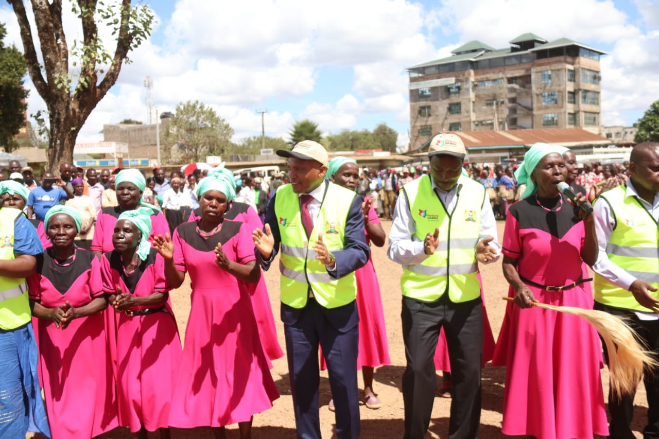 COUNTY COMMITTED TO HUDUMA NUMBER.